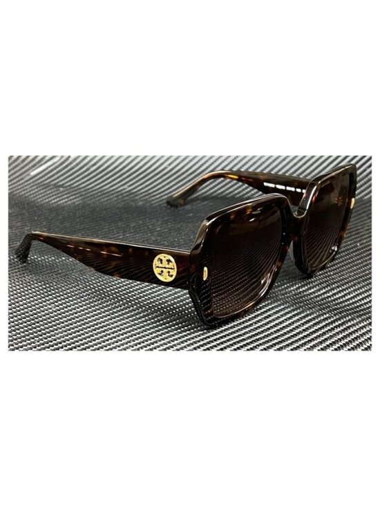 New Tory Burch Women Brown Havana Sunglasses 54-18-140 main image 3